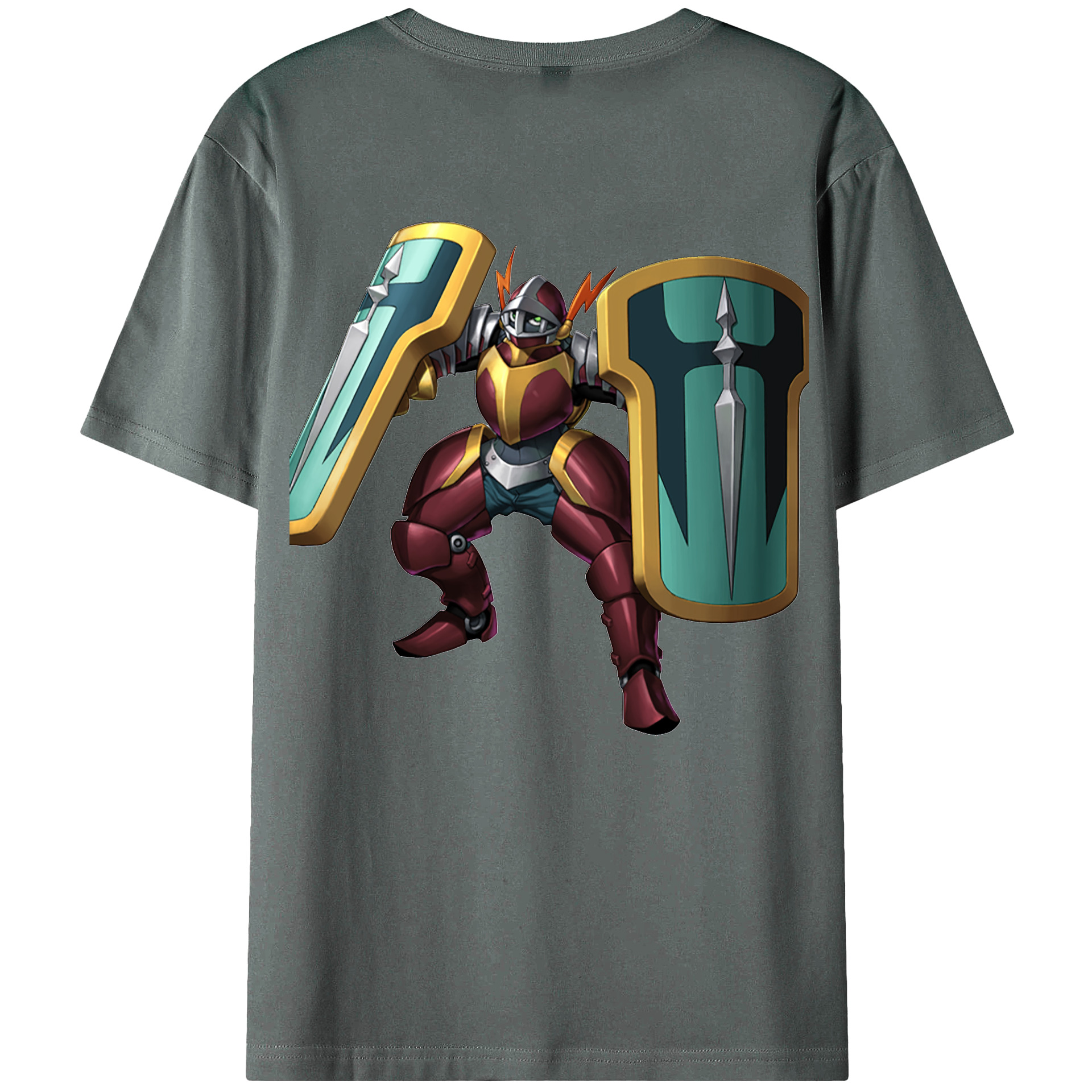 （画像用） 遊☆戯☆王 Yu-Gi-Oh! 綿100％ メンズ半袖Tシャツ（バックプリント） 通気性